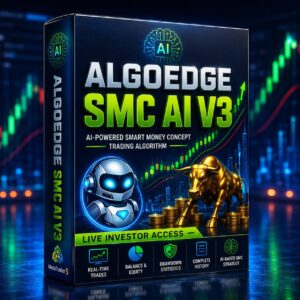 AlgoEdge SMC AI V3 MT5 XAUUSD SMC Gold Trading EA with SetFiles