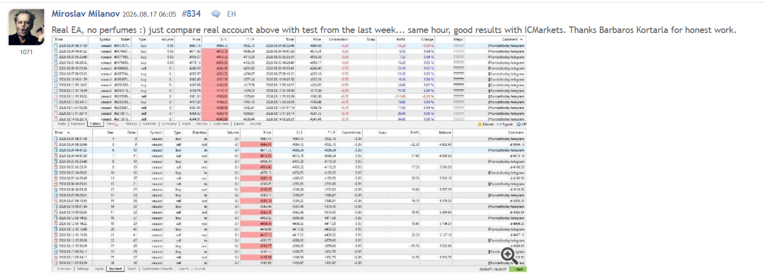 Smart Gold Hunter V2.0 MT5 EA + MQ5 Source Code | XAUUSD - Image 3